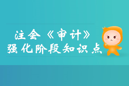 了解被審計單位及其環(huán)境_2019年注會審計強化階段知識點