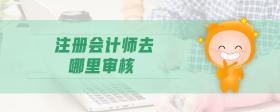 注冊會計師去哪里審核