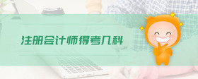 注冊會計師得考幾科