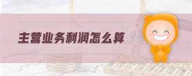 主營(yíng)業(yè)務(wù)利潤(rùn)怎么算