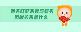 財務杠桿系數(shù)與財務風險關系是什么