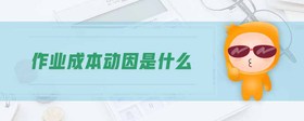 作業(yè)成本動(dòng)因是什么
