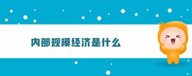 內(nèi)部規(guī)模經(jīng)濟(jì)是什么