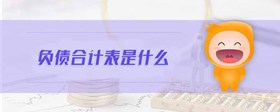 負(fù)債合計(jì)表是什么