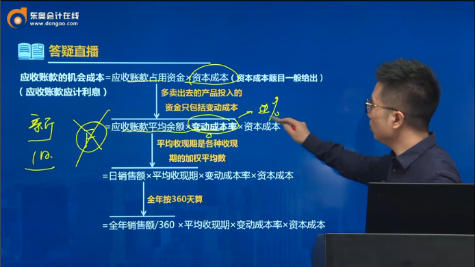 應(yīng)收賬款的機(jī)會成本