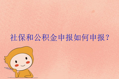 社保和公積金申報(bào)如何申報(bào)？