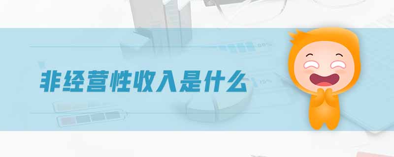 非經(jīng)營性收入是什么