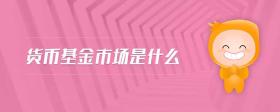 貨幣基金市場是什么