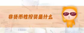 非貨幣性投資是什么