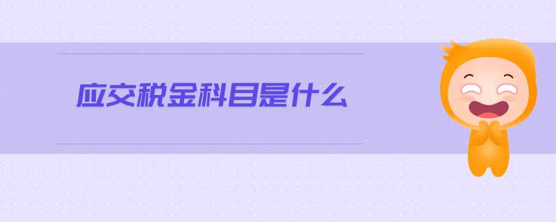 應(yīng)交稅金科目是什么