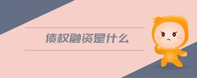 債權(quán)融資是什么