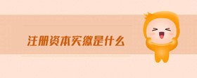 注冊(cè)資本實(shí)繳是什么