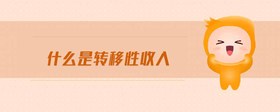 什么是轉(zhuǎn)移性收入