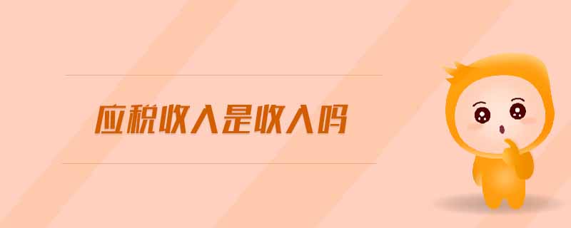 應(yīng)稅收入是收入嗎