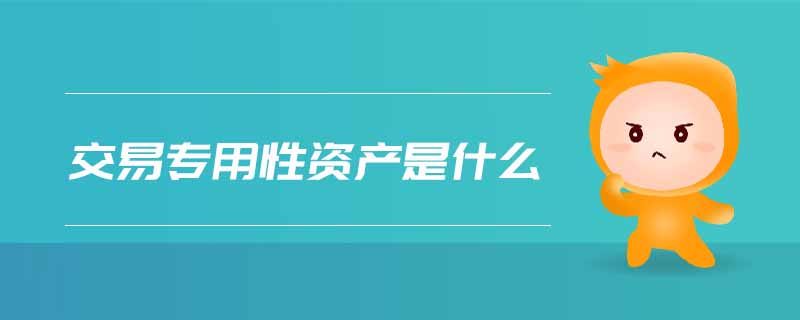 交易專用性資產(chǎn)是什么