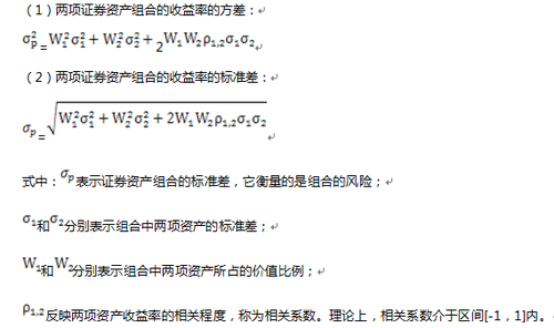 證券資產(chǎn)組合的風險分散功能