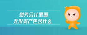 財務(wù)會計里面無形資產(chǎn)包含什么
