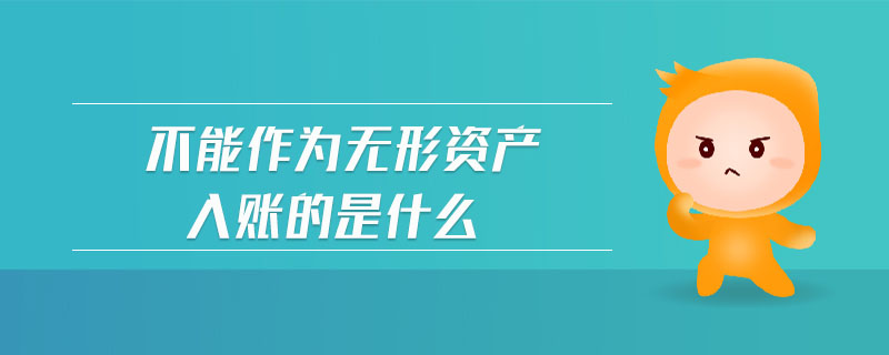 不能作為無(wú)形資產(chǎn)入賬的是什么