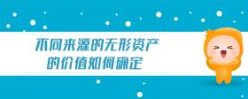 不同來源的無形資產(chǎn)的價值如何確定