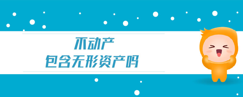 不動(dòng)產(chǎn)包含無(wú)形資產(chǎn)嗎