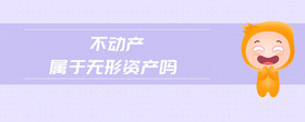 不動產(chǎn)屬于無形資產(chǎn)嗎