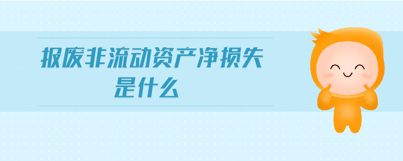 報廢非流動資產(chǎn)凈損失是什么