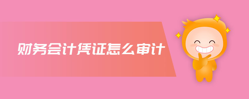 財(cái)務(wù)會(huì)計(jì)憑證怎么審計(jì)