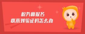 稅務(wù)師報(bào)名收不到驗(yàn)證碼怎么辦