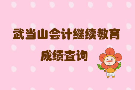 2019年湖北省武當(dāng)山會(huì)計(jì)繼續(xù)教育完成后怎樣查詢個(gè)人成績？