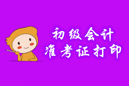 2020年初級(jí)會(huì)計(jì)考試準(zhǔn)考證打印入口是什么？