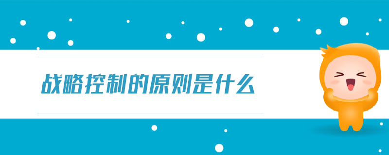 戰(zhàn)略控制的原則是什么