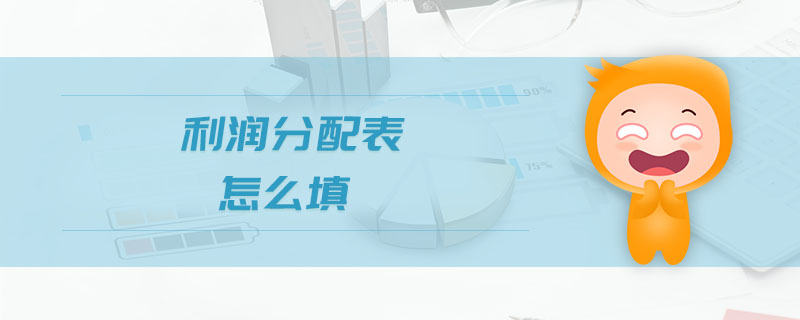 利潤分配表怎么填