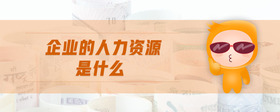 企業(yè)的人力資源是什么