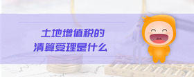 土地增值稅的清算受理是什么