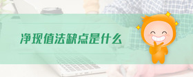 凈現(xiàn)值法缺點(diǎn)是什么