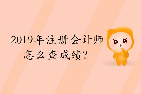 2019年注冊會計師怎么查成績？