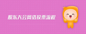 股東大會網(wǎng)絡(luò)投票流程