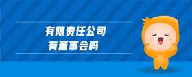 有限責(zé)任公司有董事會嗎