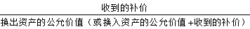 收到補(bǔ)價(jià)