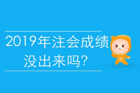 2019年注會(huì)成績(jī)沒(méi)出來(lái)嗎？