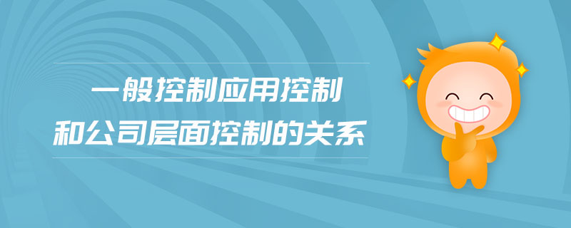 一般控制應用控制和公司層面控制的關系