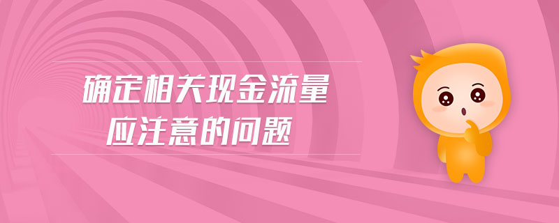 確定相關(guān)現(xiàn)金流量應(yīng)注意的問題
