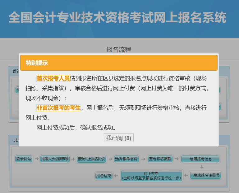 北京初級(jí)會(huì)計(jì)報(bào)名流程提示
