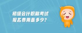 初級(jí)會(huì)計(jì)職稱(chēng)考試報(bào)名費(fèi)用是多少？