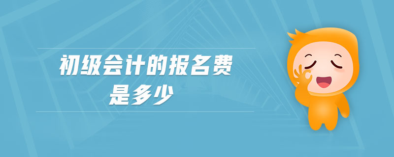 初級會計(jì)的報(bào)名費(fèi)是多少
