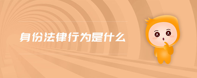 身份法律行為是什么