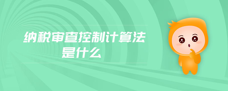 納稅審查控制計(jì)算法是什么