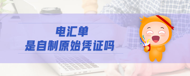 電匯單是自制原始憑證嗎