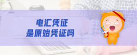 電匯憑證是原始憑證嗎