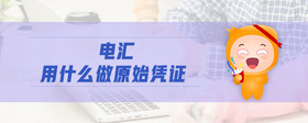 電匯用什么做原始憑證